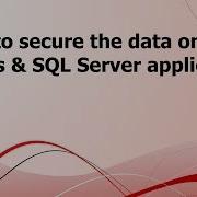 SA How To Secure The Data On Your Access SQL Server Application