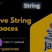 Remove Spaces In Java String Java String Interview Question String Manipulation Coding Prep