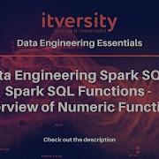 Data Engineering Spark SQL Spark SQL Functions Overview Of Numeric Functions