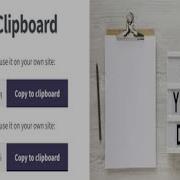 Create Copy To Clipboard Using HTML CSS JavaScript