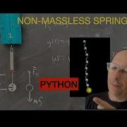 Mass On A Spring What Happens When The Spring Isn T Massless Python Included