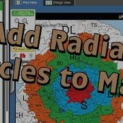 Creating Radial Circles And Delivery Zones On Maps Quick Guide