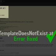 TemplateDoesNotExist At How To Fix Django Error Django Djangoerror Python