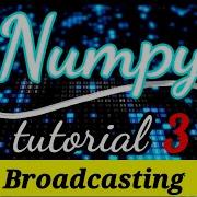 3 Broadcasting In Numpy Python NumPy Tutorial Part 3 Python Numpy Tutorial For Beginners