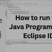 How To Run First Java Program Using Eclipse IDE