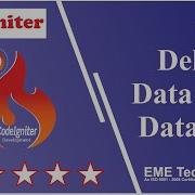 How To Delete Data From Database In Codeigniter