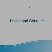 CSE Zagazig University Algorithms 11 Divide Conquer