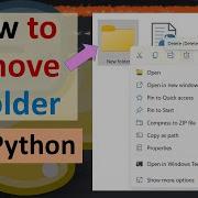 How To Remove A Folder In Python