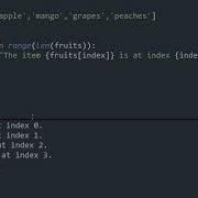 Accessing The Index In For Loops