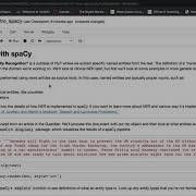 Introduction To SpaCy
