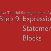 Java Tutorial For Beginners In Arabic Step 9 Expressions Statements Blocks