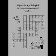 Multiplication Crossword Puzzle Mathematics Maths Problem Solving Solutions Mathtricks
