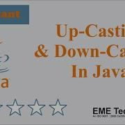 Up Casting And Down Casting In Java