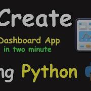 I CREATE DASHBOARD APP IN 2 MIN USING PYTHON PYTHON TKINTER TUTORIAL