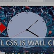 Build A Clock With JavaScript Wall Clock Html Css Js Clock