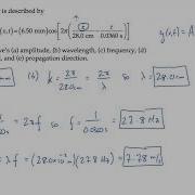 Waves Basic Quantities Level 2 Example 2