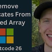 Remove Duplicates From Sorted Array Leetcode 26 Arrays Strings Python