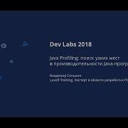 DEV Labs 2018 Java Java Profiling поиск узких мест в производительности Java программ