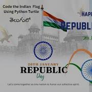 Code The Indian Flag Using Python Turtle Programming Python Happy Republic Day 2025 Jaihind