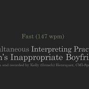 Mental Health Simultaneous Interpretation Practice Mom S Inappropriate Boyfriend Fast 147 Wpm