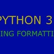 Python 3 Two Ways Of String Formatting