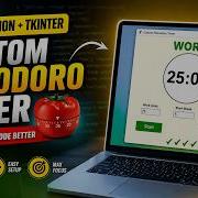 Build A Custom Pomodoro Timer In Python Tkinter GUI Project Full Tutorial