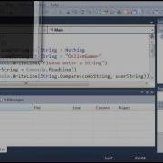 Visual Basic Tutorial 23 Comparing Strings