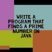 Find A Prime Number Java Coding Tutorials Using Loops Scanner Input Print The Prime Number