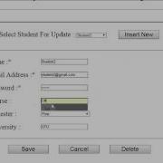 Insert Update Delete Data Into Database Using Stored Procedure