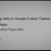 Visualizing Health Data In Google Fusion Tables Polygon Maps