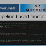 PowerShell Pipeline Based Functions