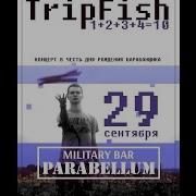 TripFish приглашение на концерт 29 сентября в Military Bar PARABELLUM