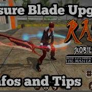 Улучшение Treasure Blade 7 с советами и информацией по улучшению Ran Mobile The Master Clas