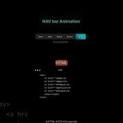 Create A Smooth Nav Bar Animation Using HTML CSS Html Css Navbar Animation Webdevelopment