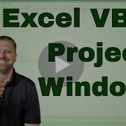 Excel VBA Visual Basic Editor Project Explorer Window