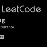 LeetCode 72 Edit Distance