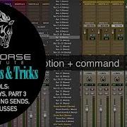 Pro Tools Shortcut Keys Lesson 3 Creating Sends Aux Tracks And Busses