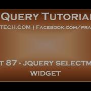 Jquery Selectmenu Widget
