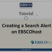 Search Alerts On EBSCOhost Hebrew