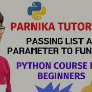 L 36 PASSING LIST AS PARAMETER TO FUNCTION PYTHON COURSE FOR BEGINNERS