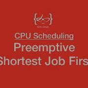 Preemptive Shortest Job First SRTF CPU Scheduling