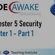 BIT SEM5 Information Systems Security Chapter 1 Part 1