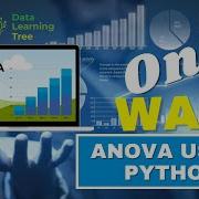 One Way ANOVA In Python 3