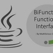 BiFunction Functional Interface BiFunction Syntax Usage Examples