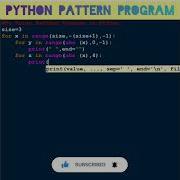 Python 11 To Print Alphabet Pattern Program In Python Programming Python Coding Shorts