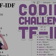 Coding Challenge 40 3 TF IDF
