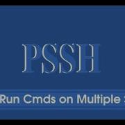 Pssh Command In Rhel8 0