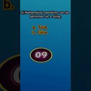 True Or False Shorts Youtubeshorts Quiz Python Interview Questions Quiztime Learning