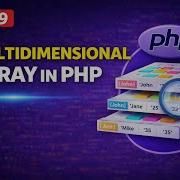 Multidimensional Array In PHP PHP Tutorial