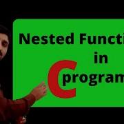Functions In C Programming Nested Function In C Programming C Programming TARIQ IQBAL